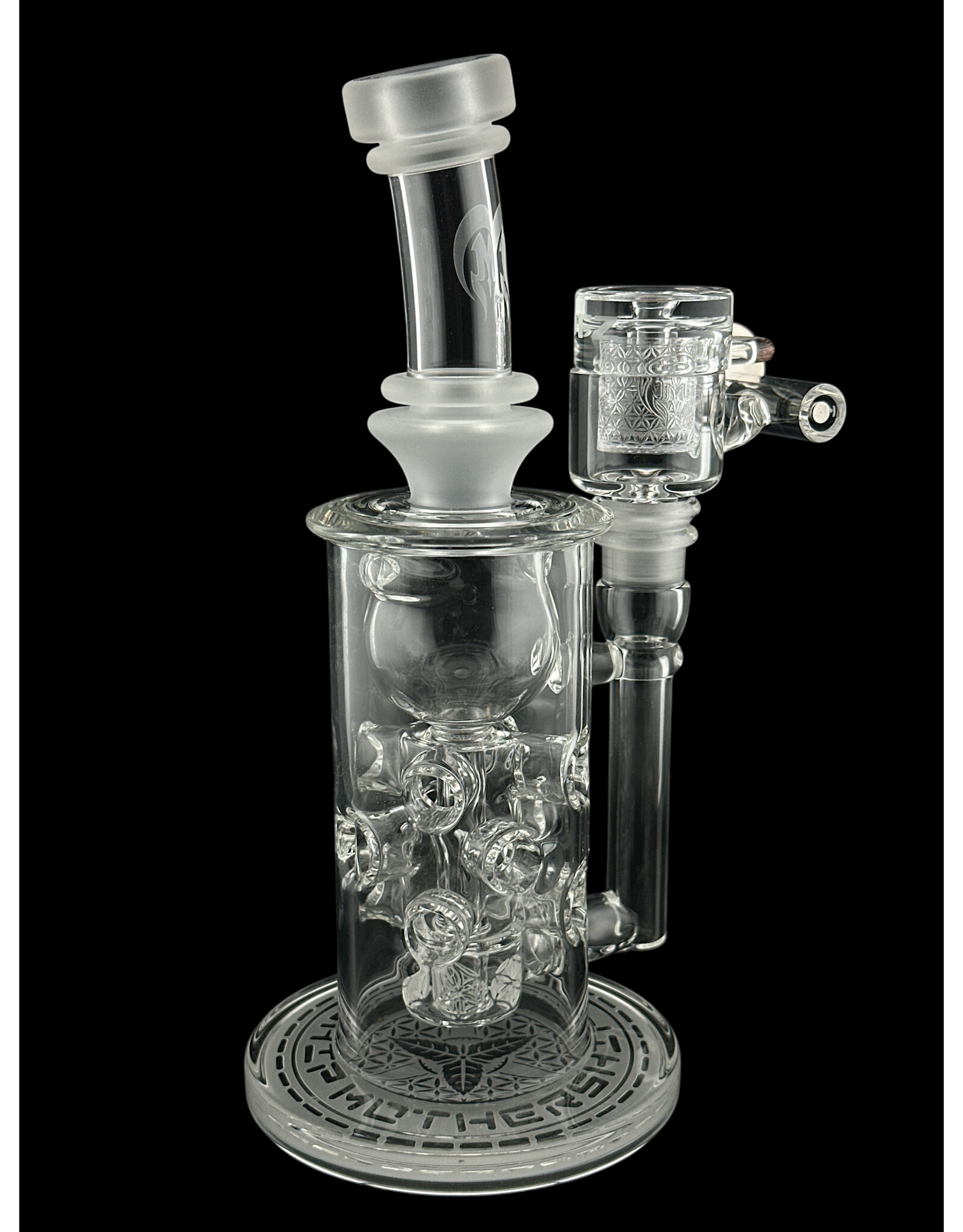 mothership glass Mothership Straight Fab Torus Clear w/ Mega Pot and OFZ