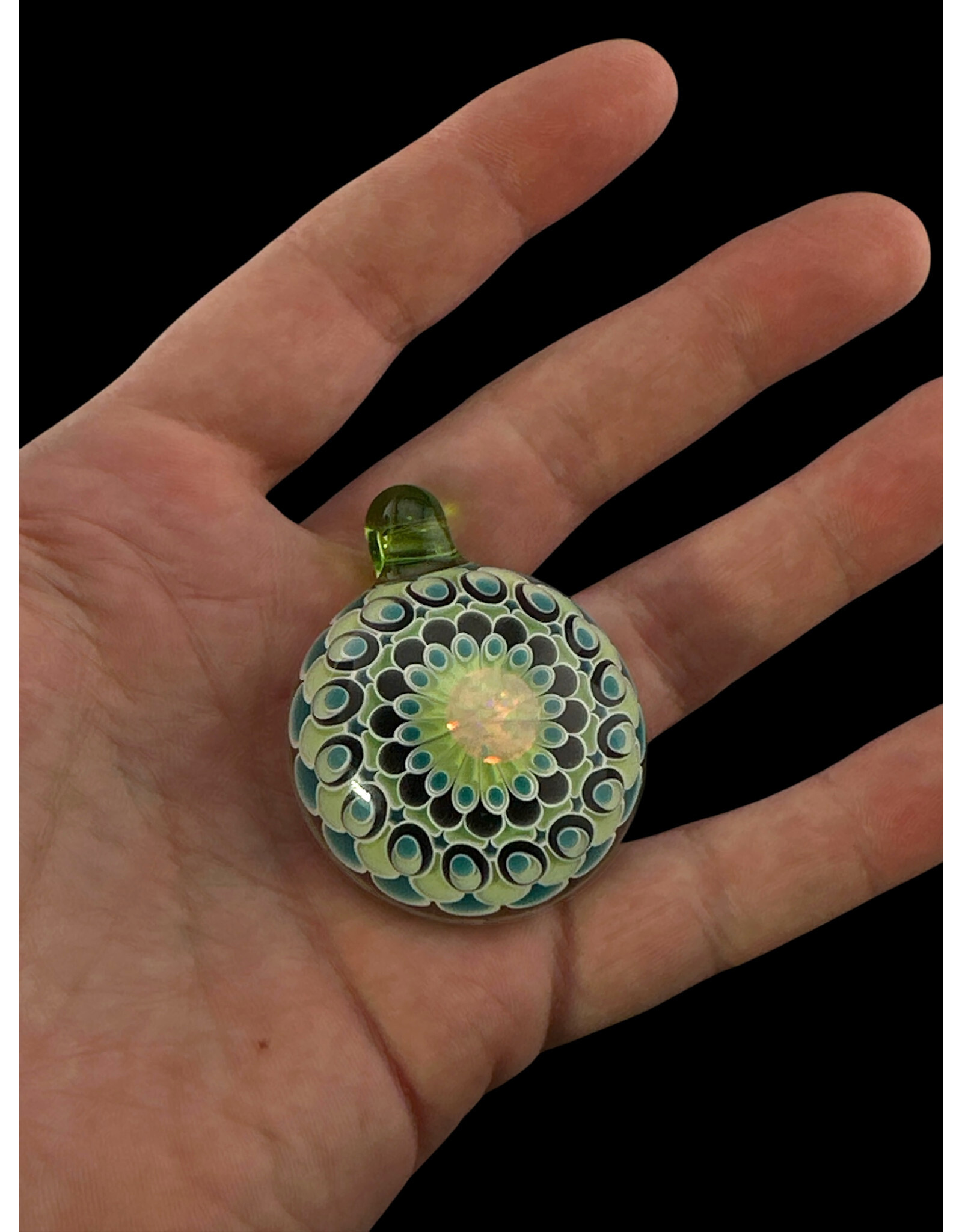 Olour Standard Dot Stack With Lense And 10mm Opal Pendant