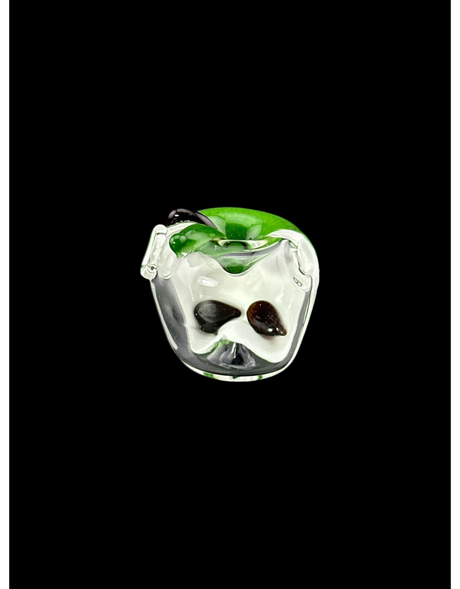Green Apple Window With Seeds Pendant
