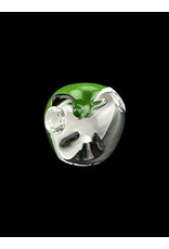 Green Apple Window With Seeds Pendant