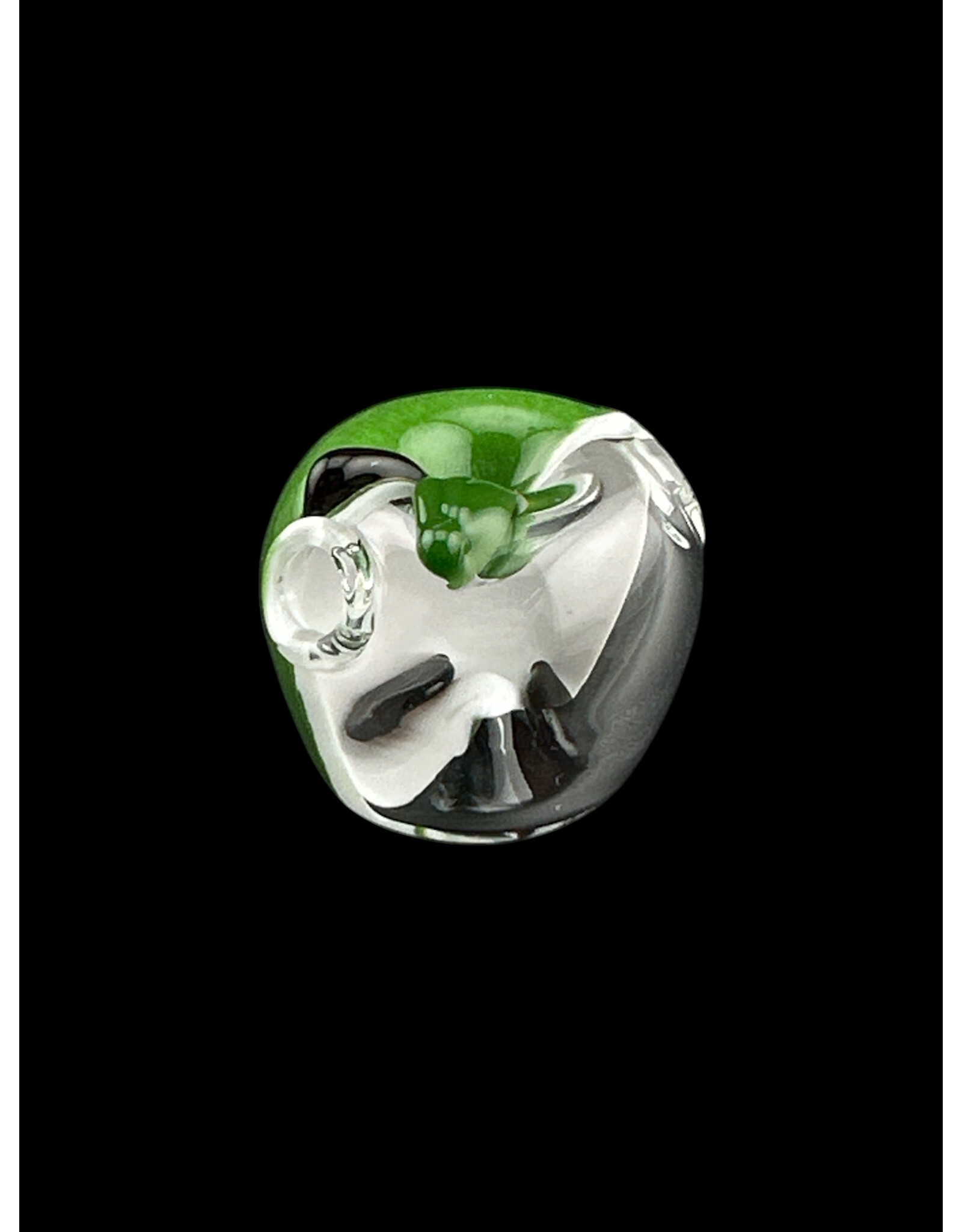 Green Apple Window With Seeds Pendant