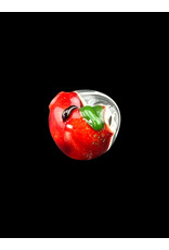 Red Apple Window With Seeds Pendant