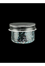 Glass Smith Crushed Opal Baller Jar