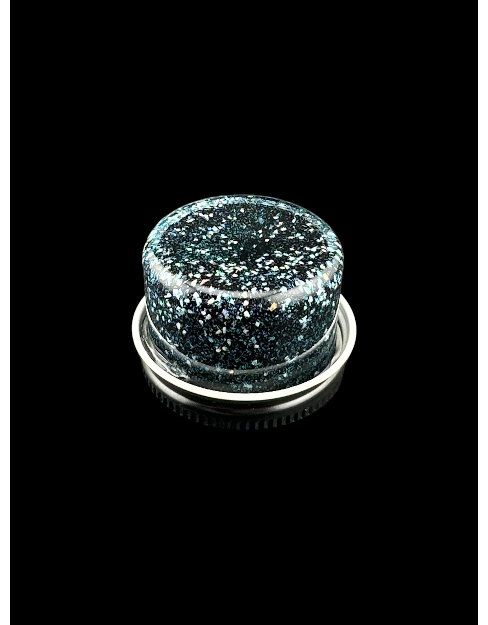 Glass Smith Crushed Opal Baller Jar