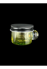 Glass Smith UV Green Baller Jar With Reversal Millie