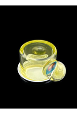 Glass Smith UV Green Baller Jar With Reversal Millie