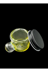 Glass Smith UV Green Baller Jar With Reversal Millie