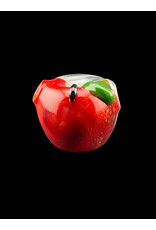 Red Apple Window With Seeds Pendant