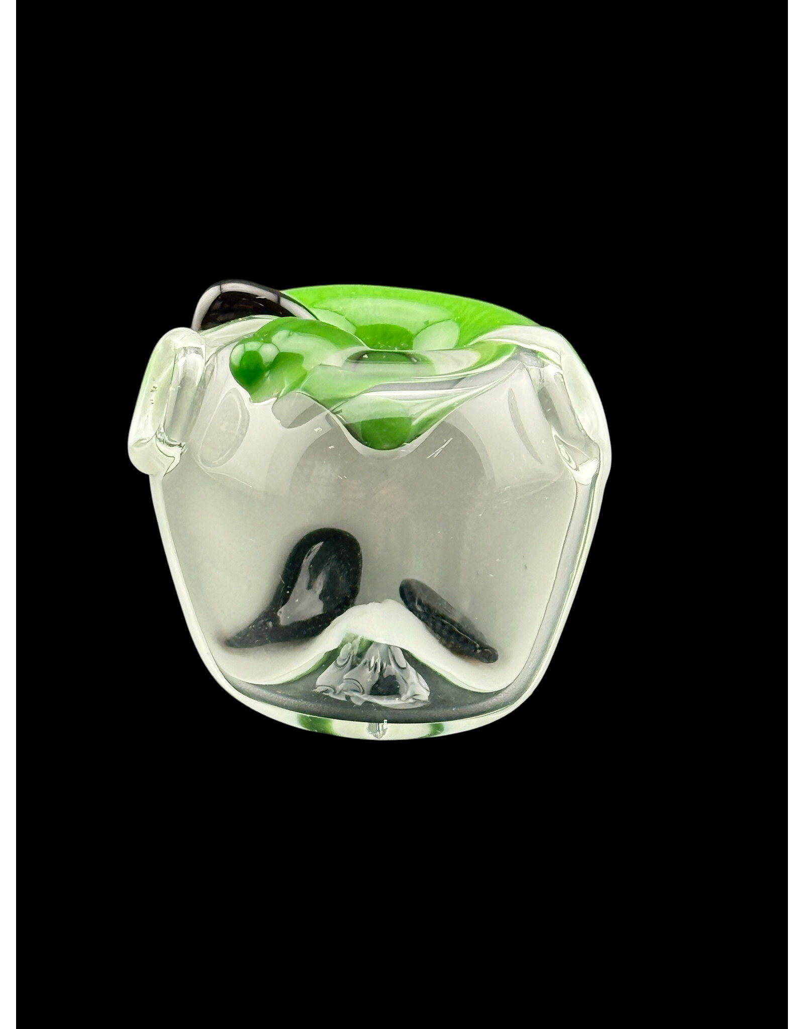 Green Apple Window With Seeds Pendant