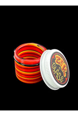 Zek Glass Orange And Yellow 1 Layer Baller Jar