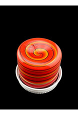 Zek Glass Orange And Yellow 1 Layer Baller Jar