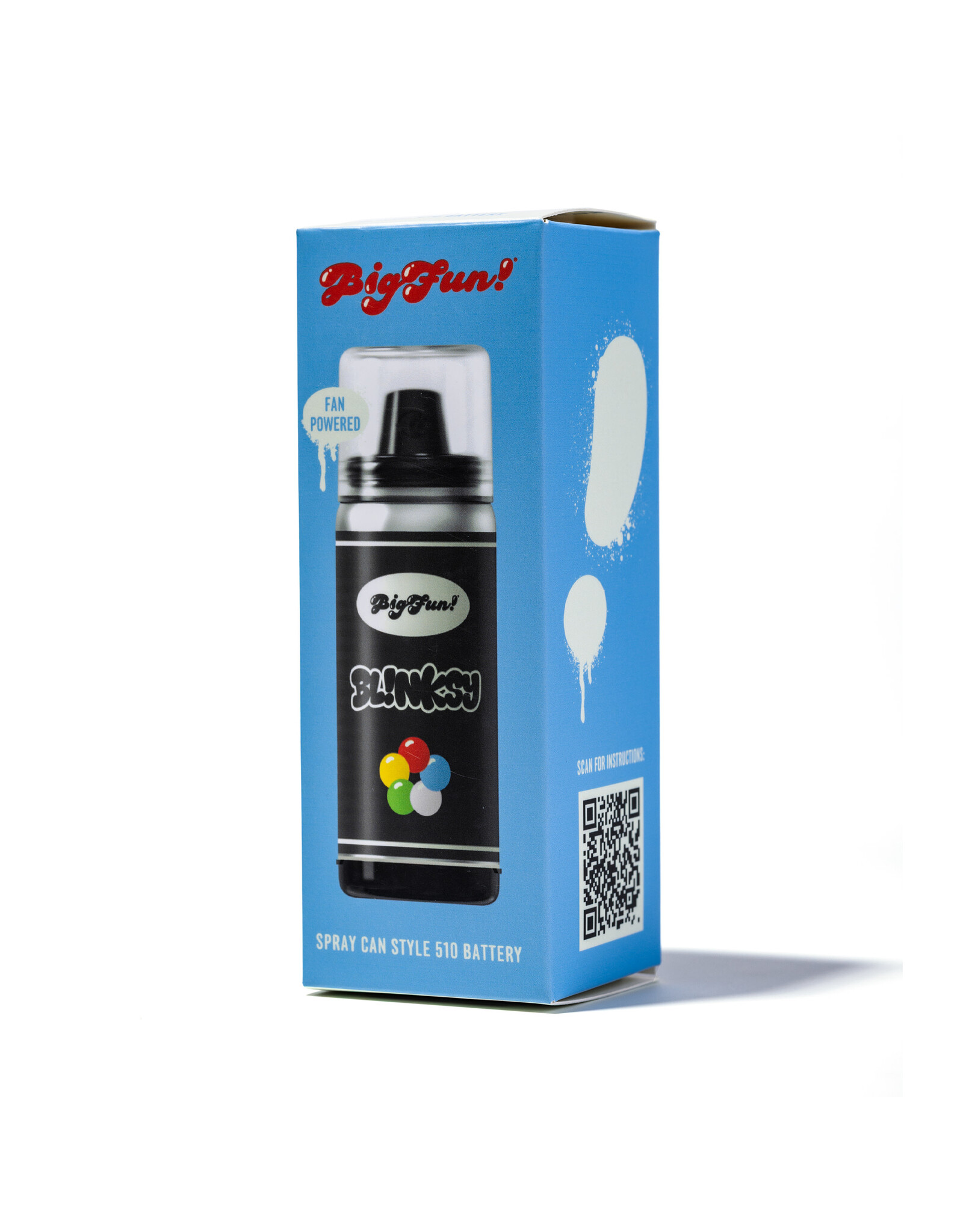 Bigfun Blinksy Black Spray Can
