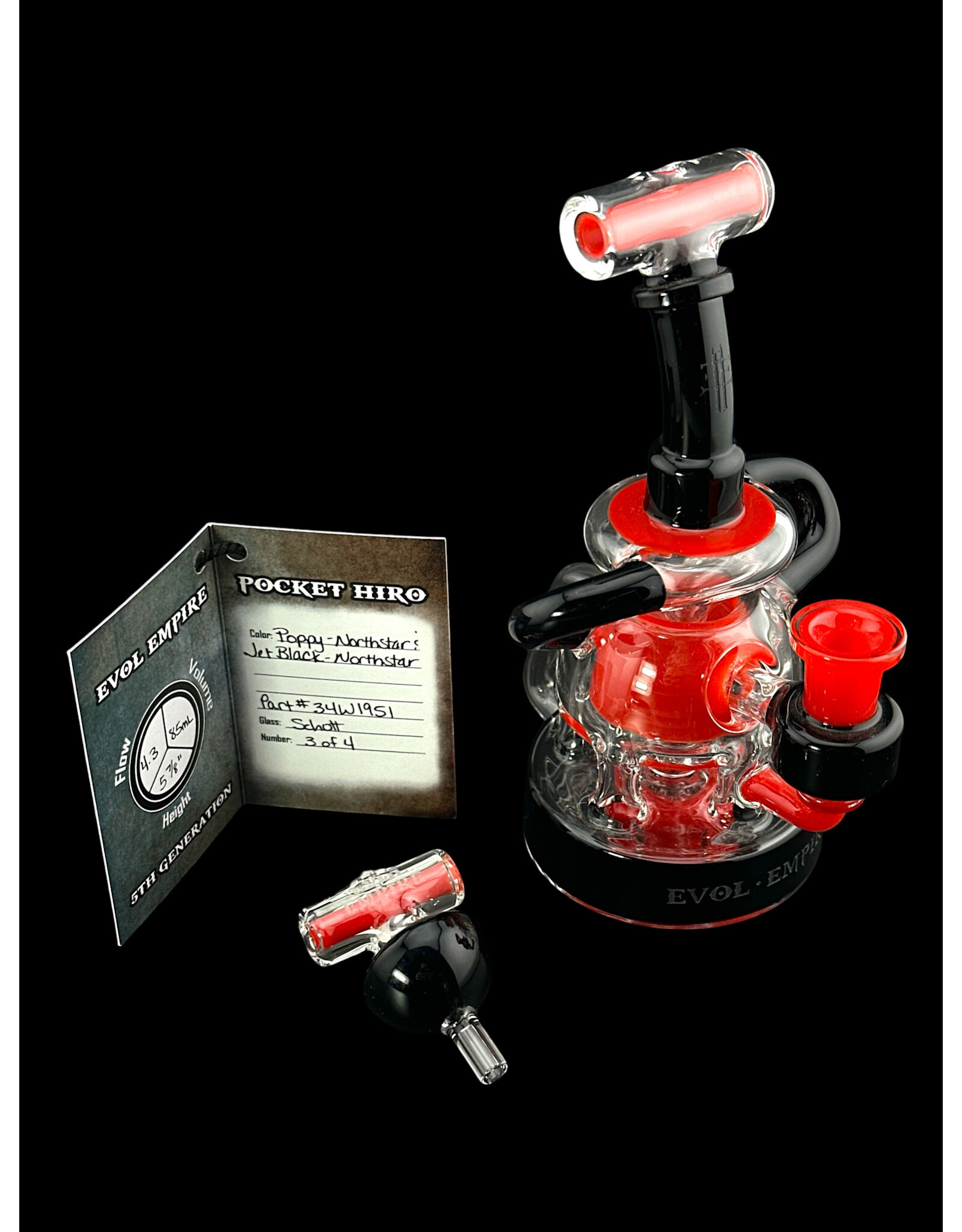 Evol Empire Pocket Hiro Poppy Northstar And Jet Black