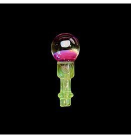 Tokr Glass Opal Marble Rose Cloud/Slyme Joystick Cap For Puffco Peak Pro 3DXL By Tokr Glass