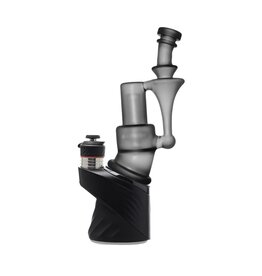 Iridescent Frosted Black Mini RBR Puffco Peak Attachment