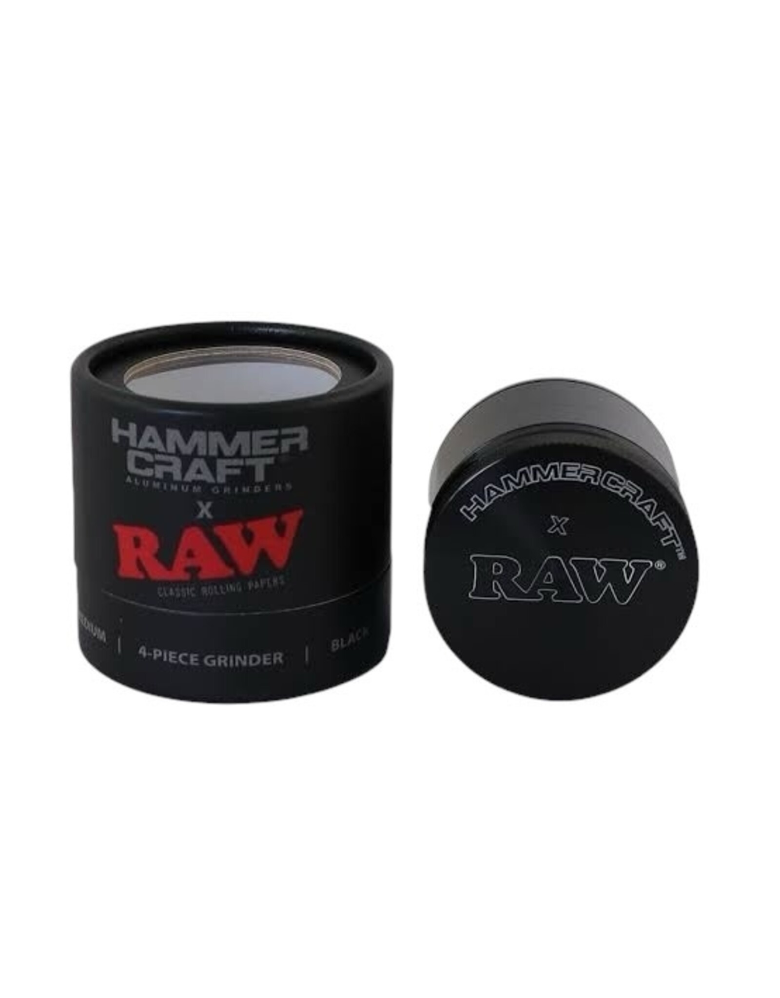 Raw Hammercraft X Raw Grinder 2.5" 4pc Black