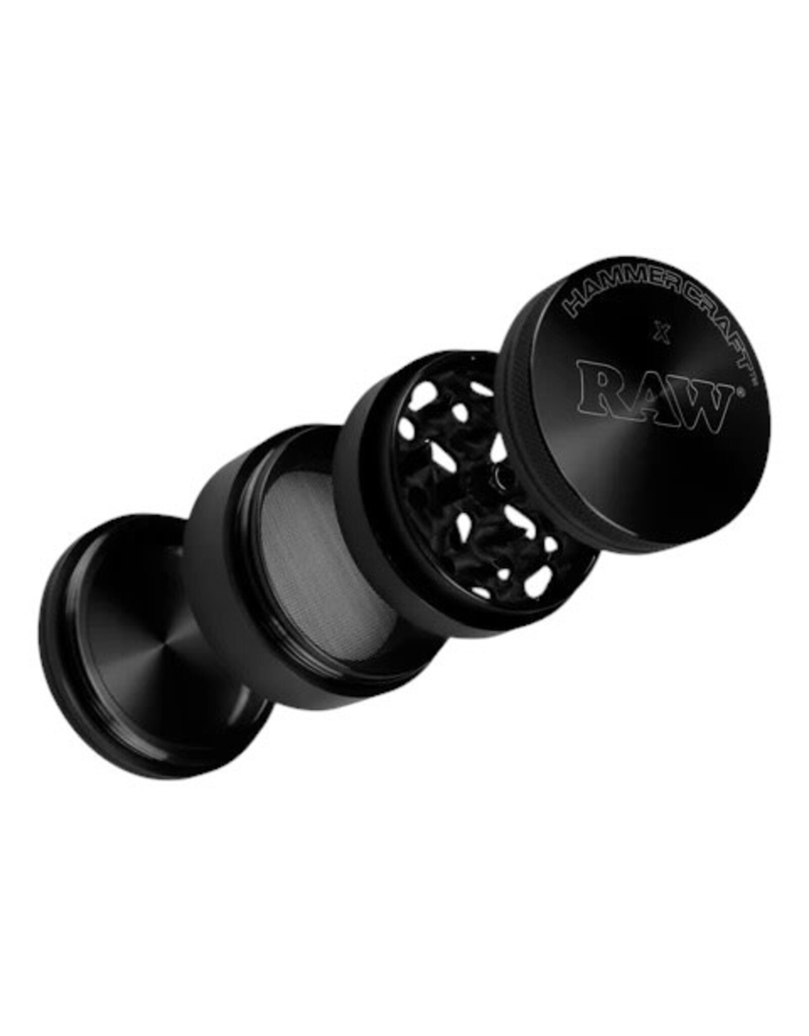 Raw Hammercraft X Raw Grinder 2.5" 4pc Black