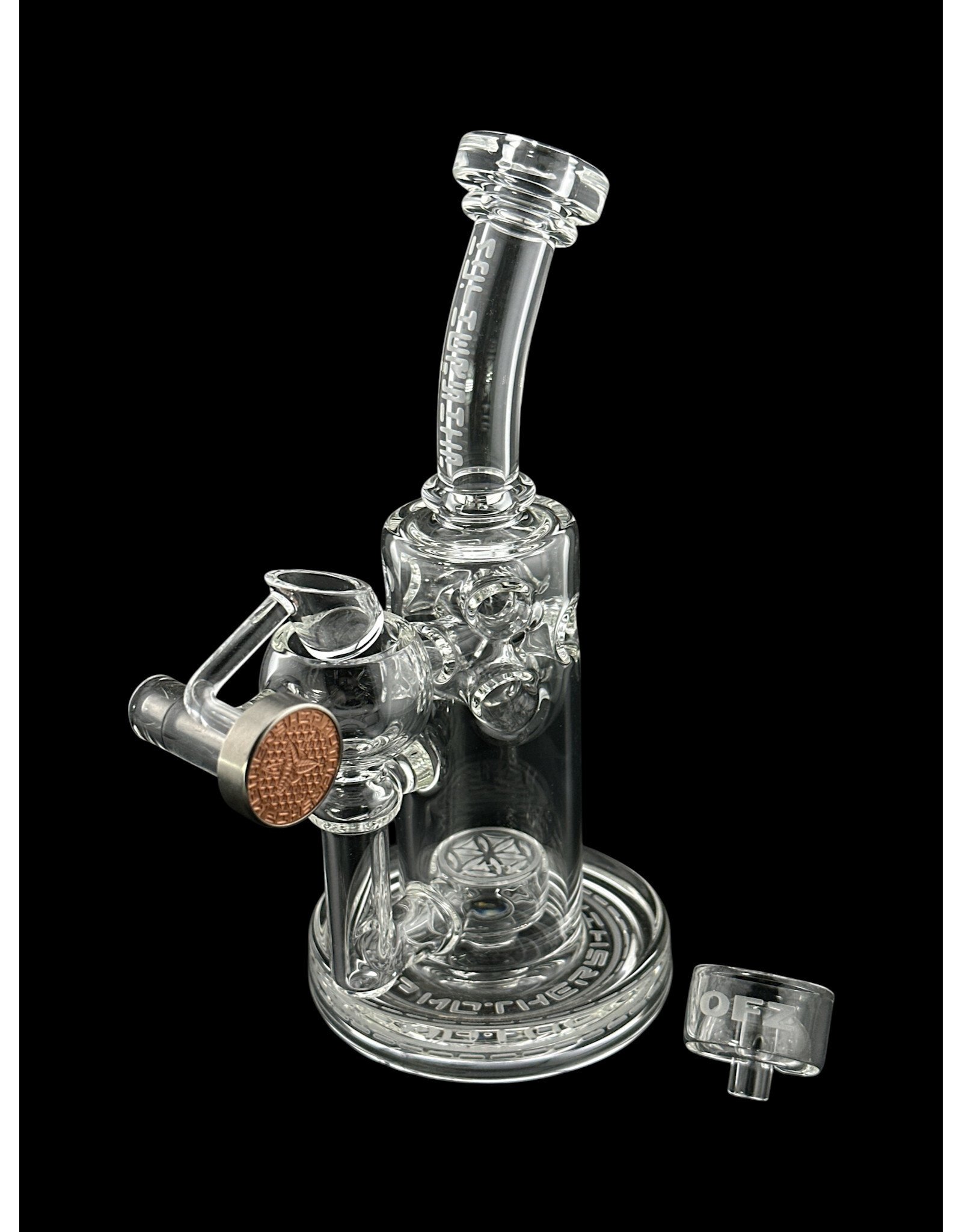 mothership glass Mothership Mini Straight Fab Fixed w/ Quartz and OFZ Clear