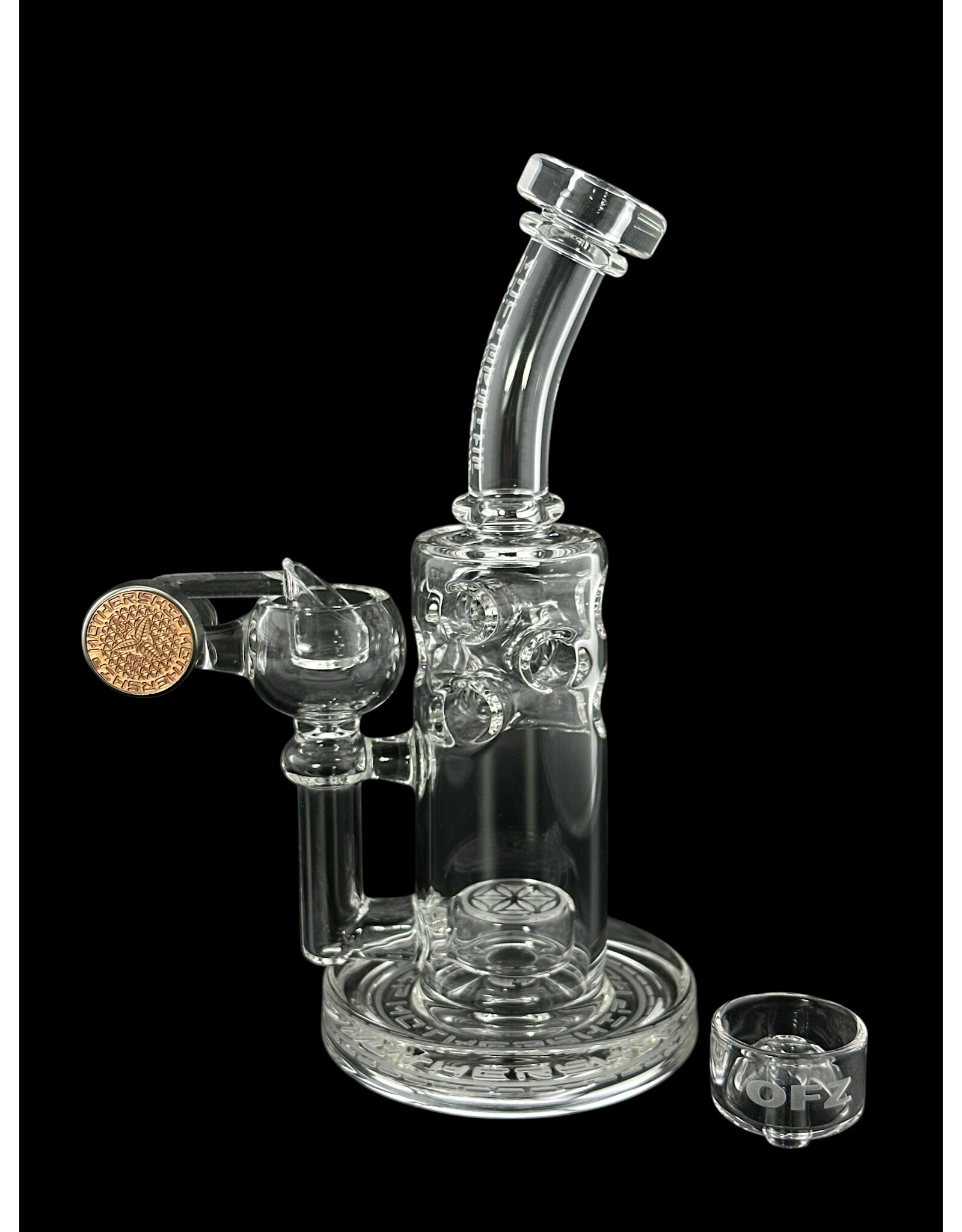 mothership glass Mothership Mini Straight Fab Fixed w/ Quartz and OFZ Clear