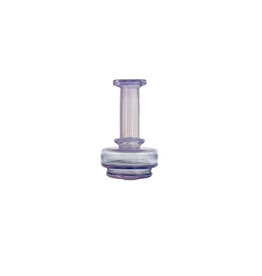 Tokr Glass Tokr Full Color Purple Dry Top V2 Puffco Peak Attachment