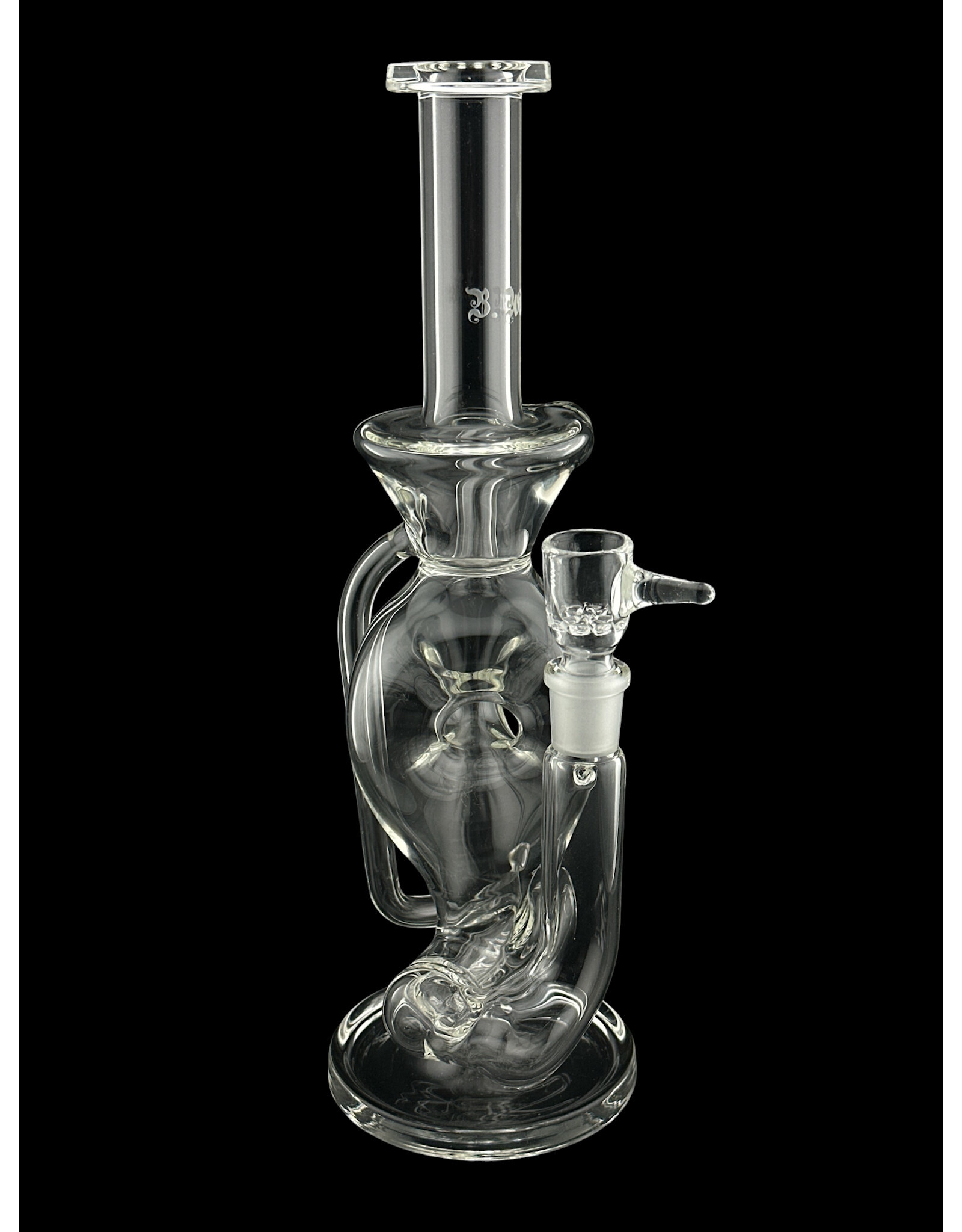 Ben Wilson Triple Donut Inline Recycler Clear