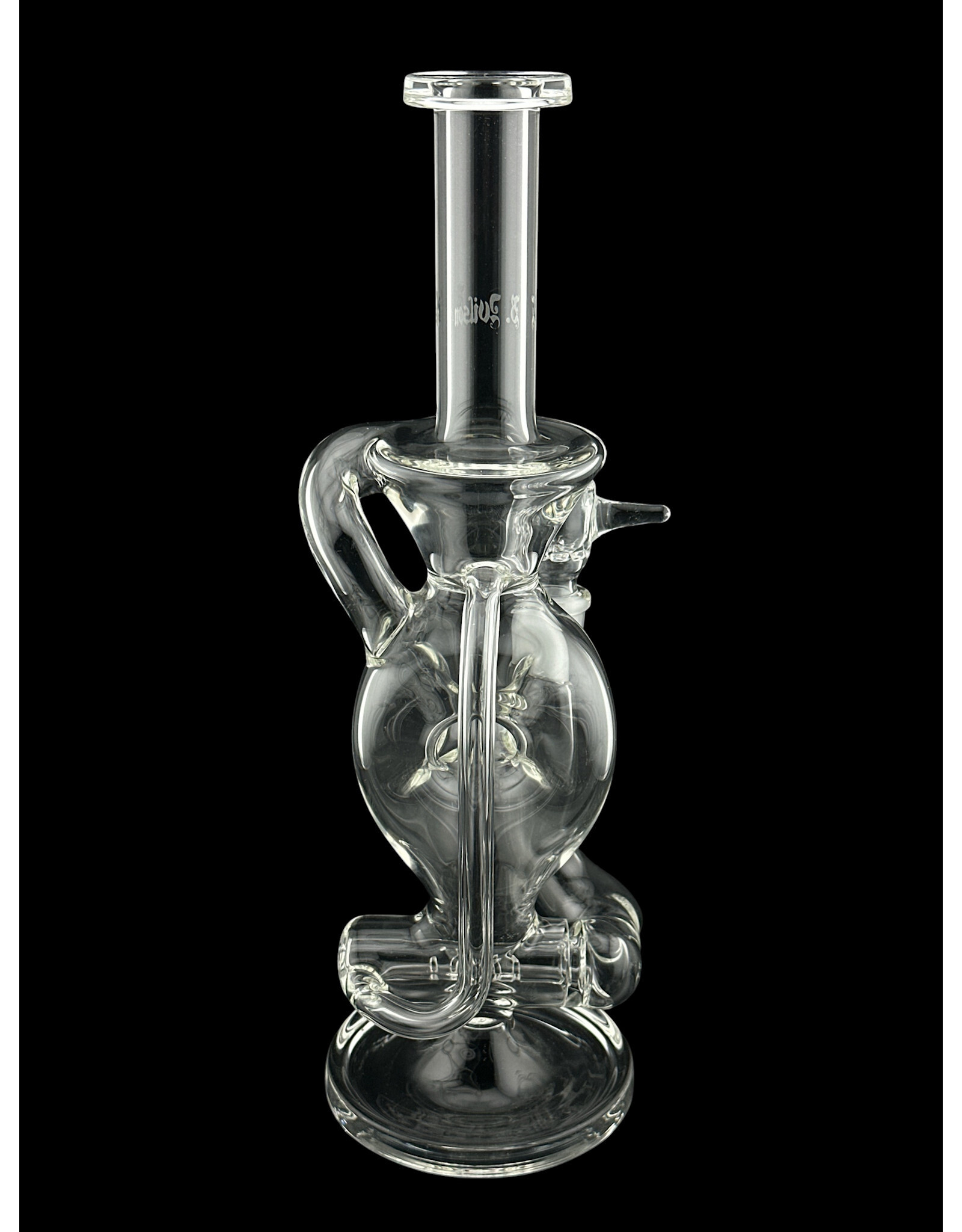 Ben Wilson Triple Donut Inline Recycler Clear