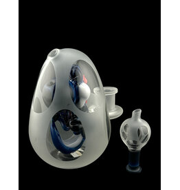 Bob the Glass blower BTGB 14mm Yoshi Egg With Matching Carb Cap