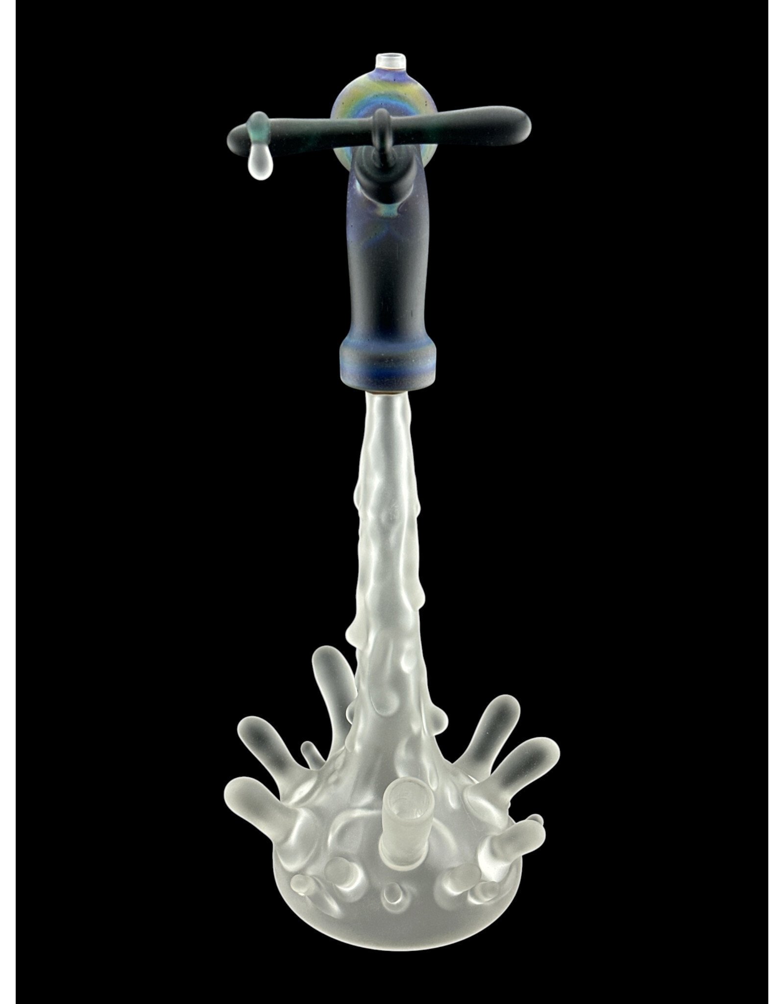 Goose Glass Splash Rig With Matching Carb Cap