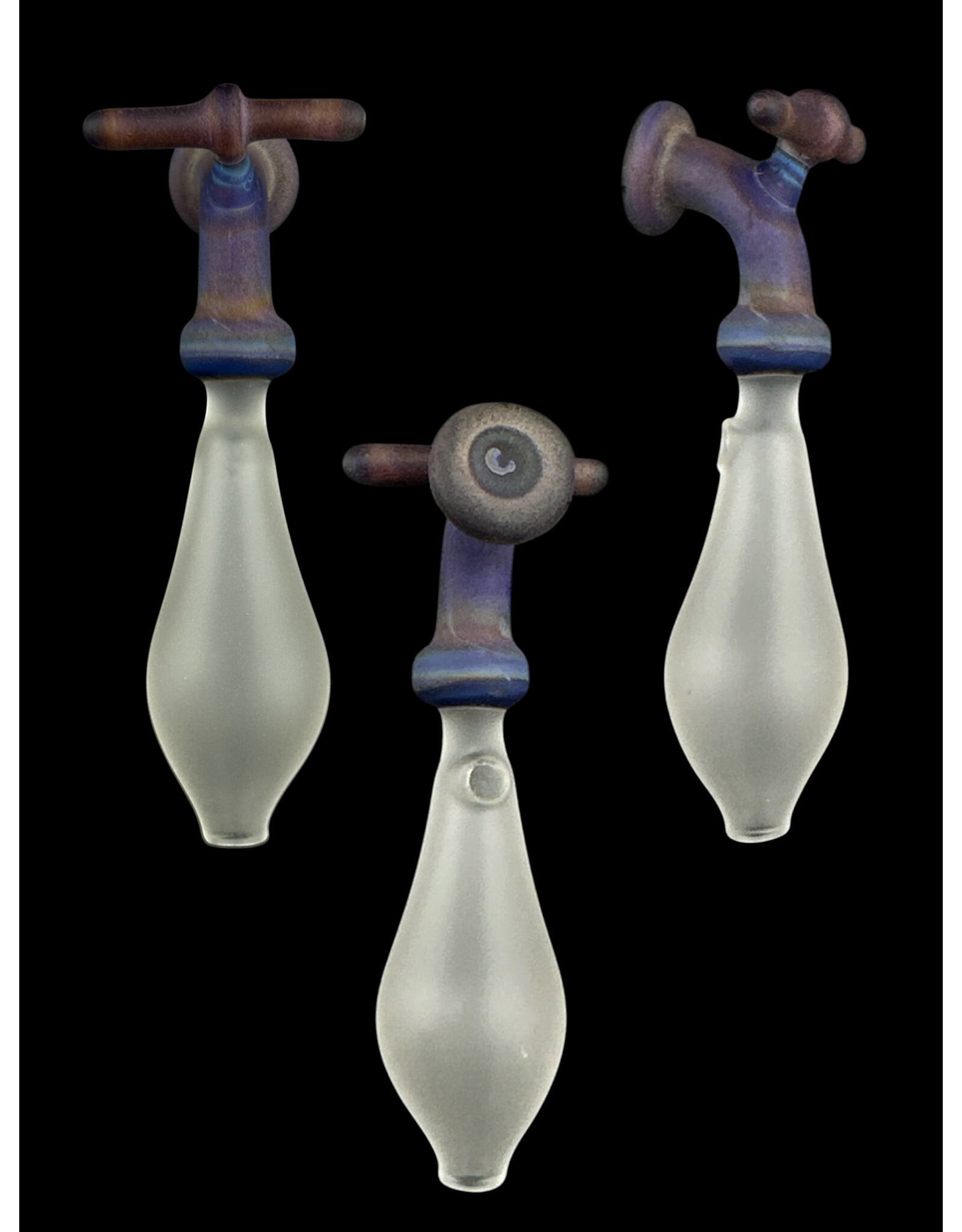 Goose Glass Splash Rig With Matching Carb Cap
