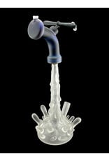 Goose Glass Splash Rig With Matching Carb Cap