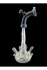Goose Glass Splash Rig With Matching Carb Cap