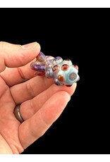 Goose Glass Amber Purple Pineapple Pendant