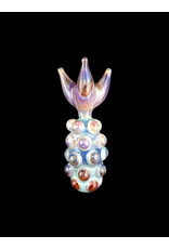 Goose Glass Amber Purple Pineapple Pendant