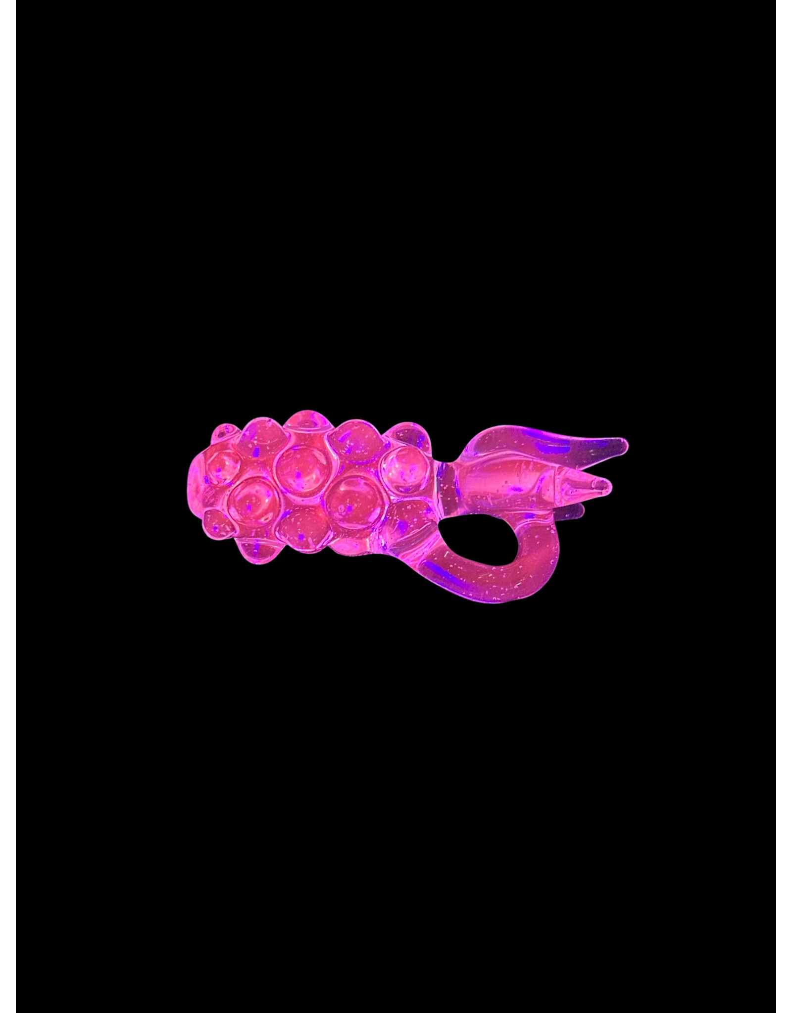 Goose Glass UV Pink Pineapple Pendant