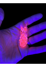 Goose Glass UV Pink Pineapple Pendant
