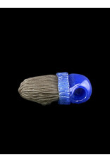 junkie glass Junkie Glass Bearded Eyeball With Blue Beanie Pendant