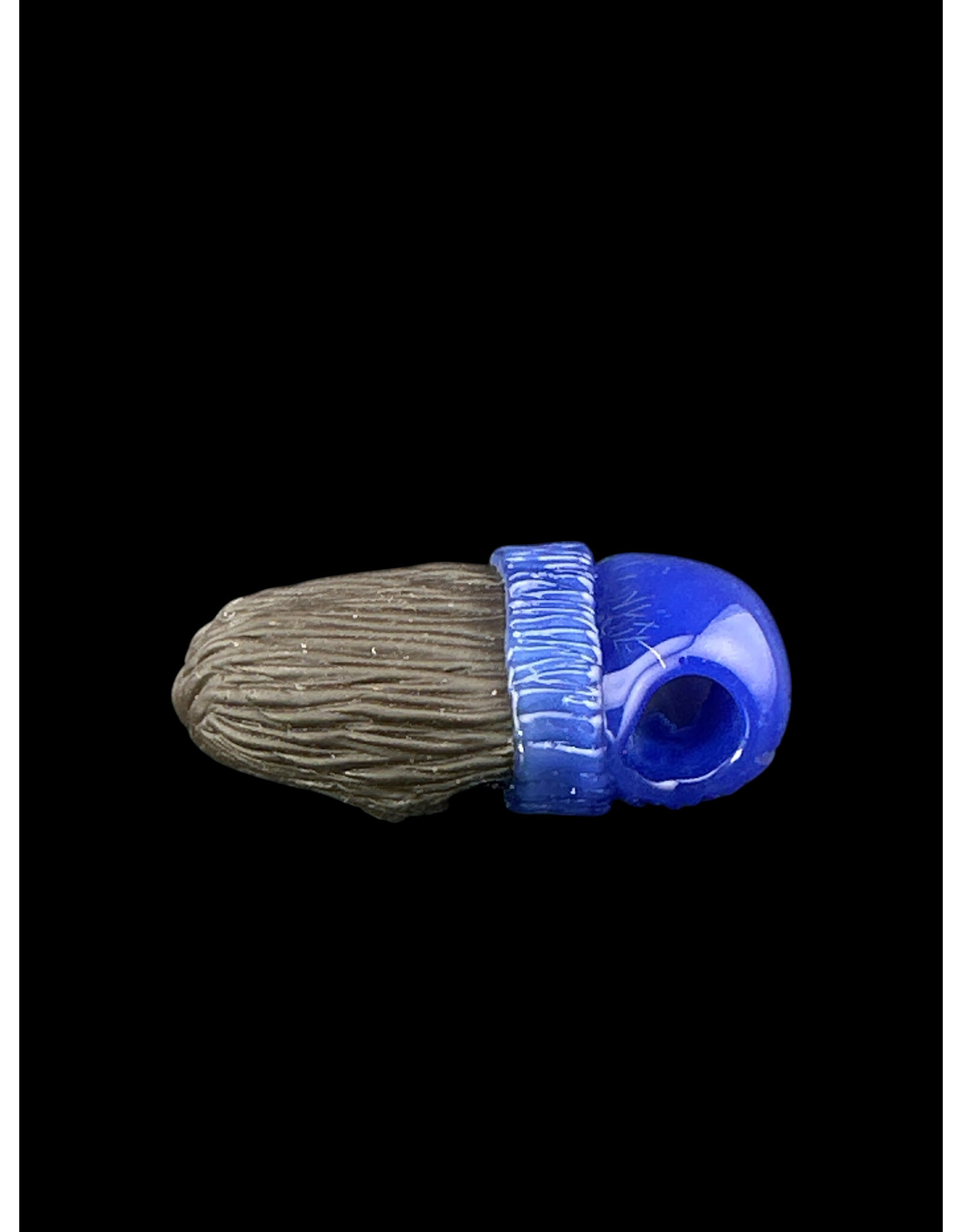junkie glass Junkie Glass Bearded Eyeball With Blue Beanie Pendant