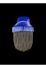 junkie glass Junkie Glass Bearded Eyeball With Blue Beanie Pendant