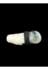 junkie glass Junkie Glass CFL White Bearded Eyeball With Beanie Pendant
