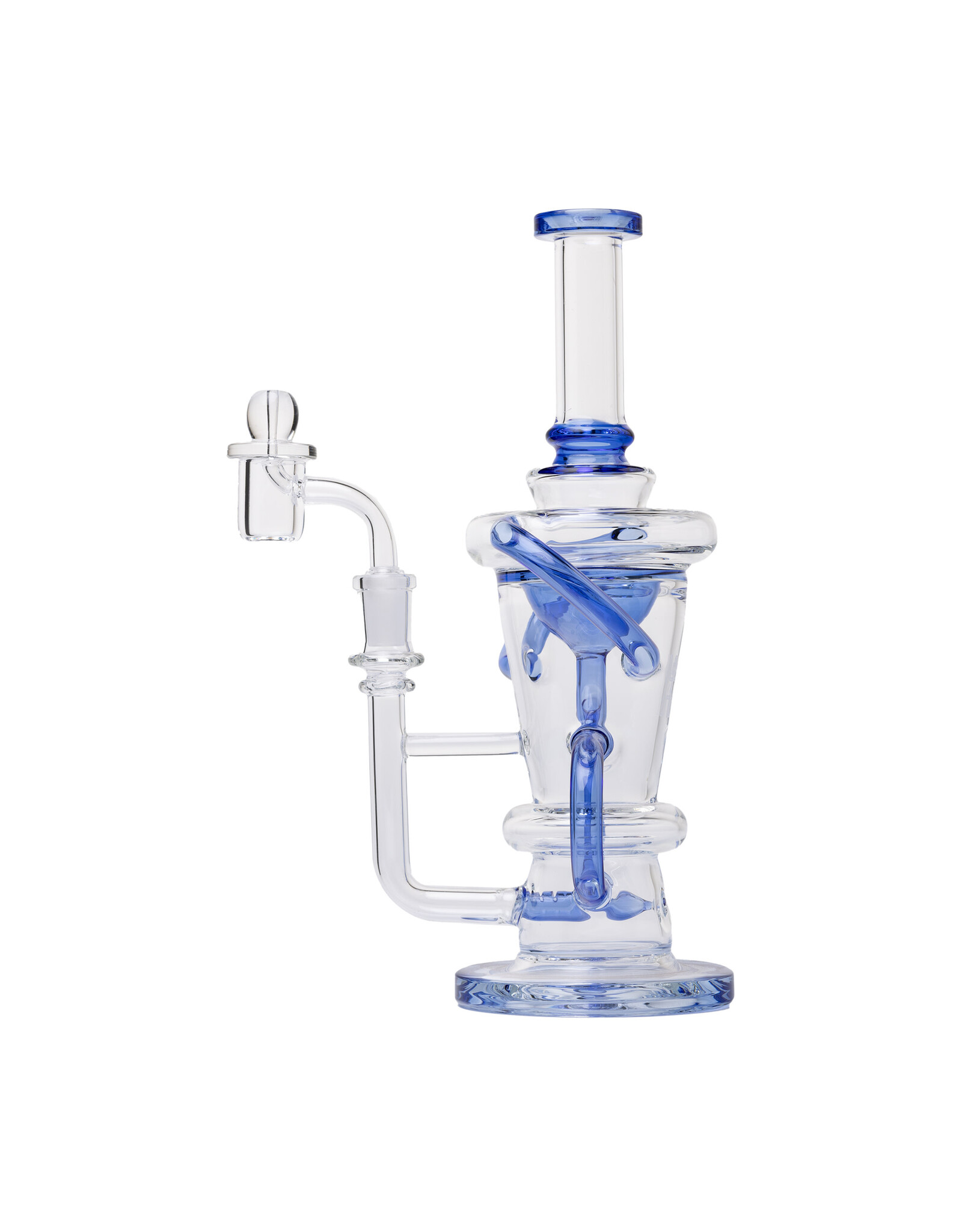 Human Grade Human Grade 10.25" Straight Recycler - Blue