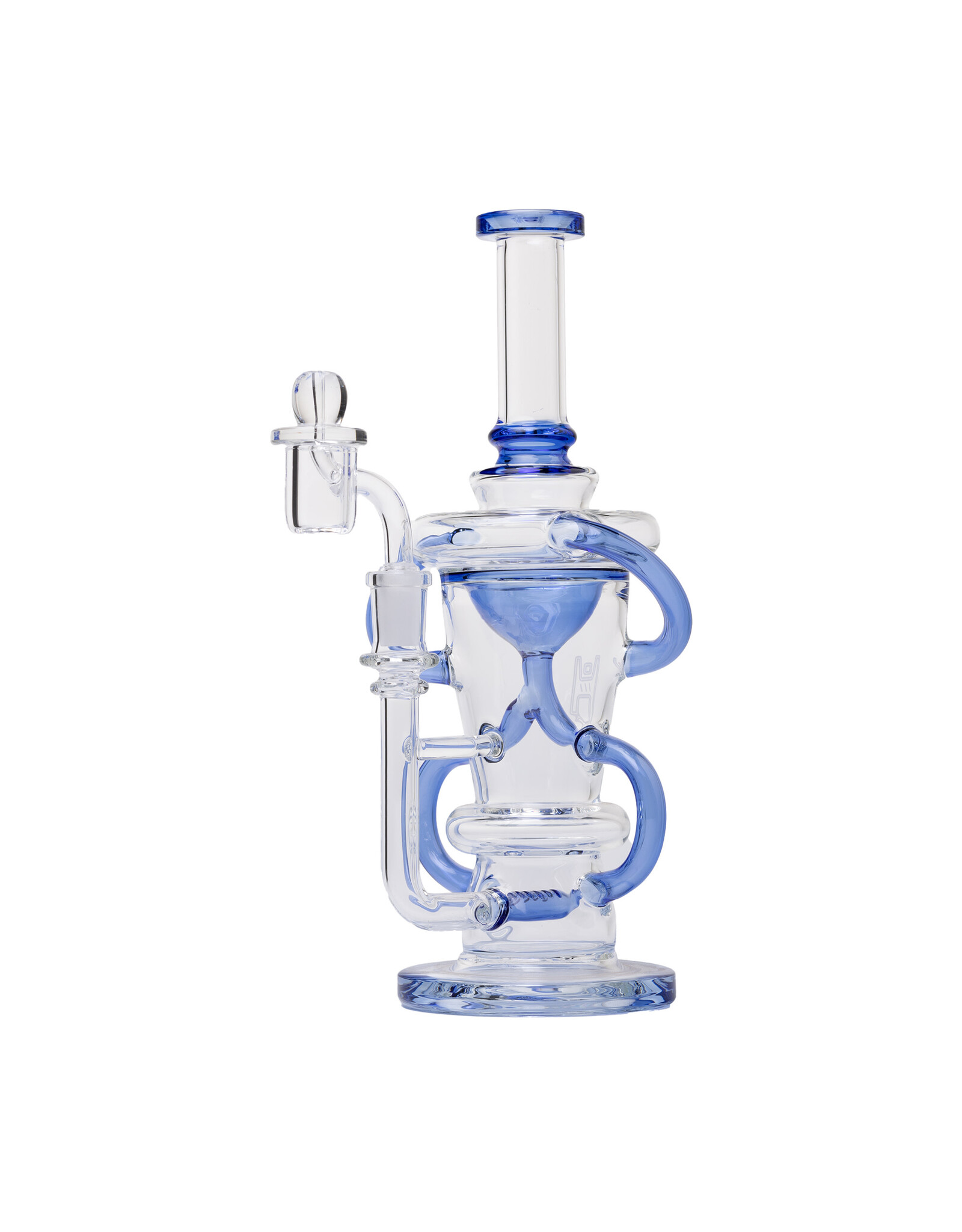 Human Grade Human Grade 10.25" Straight Recycler - Blue