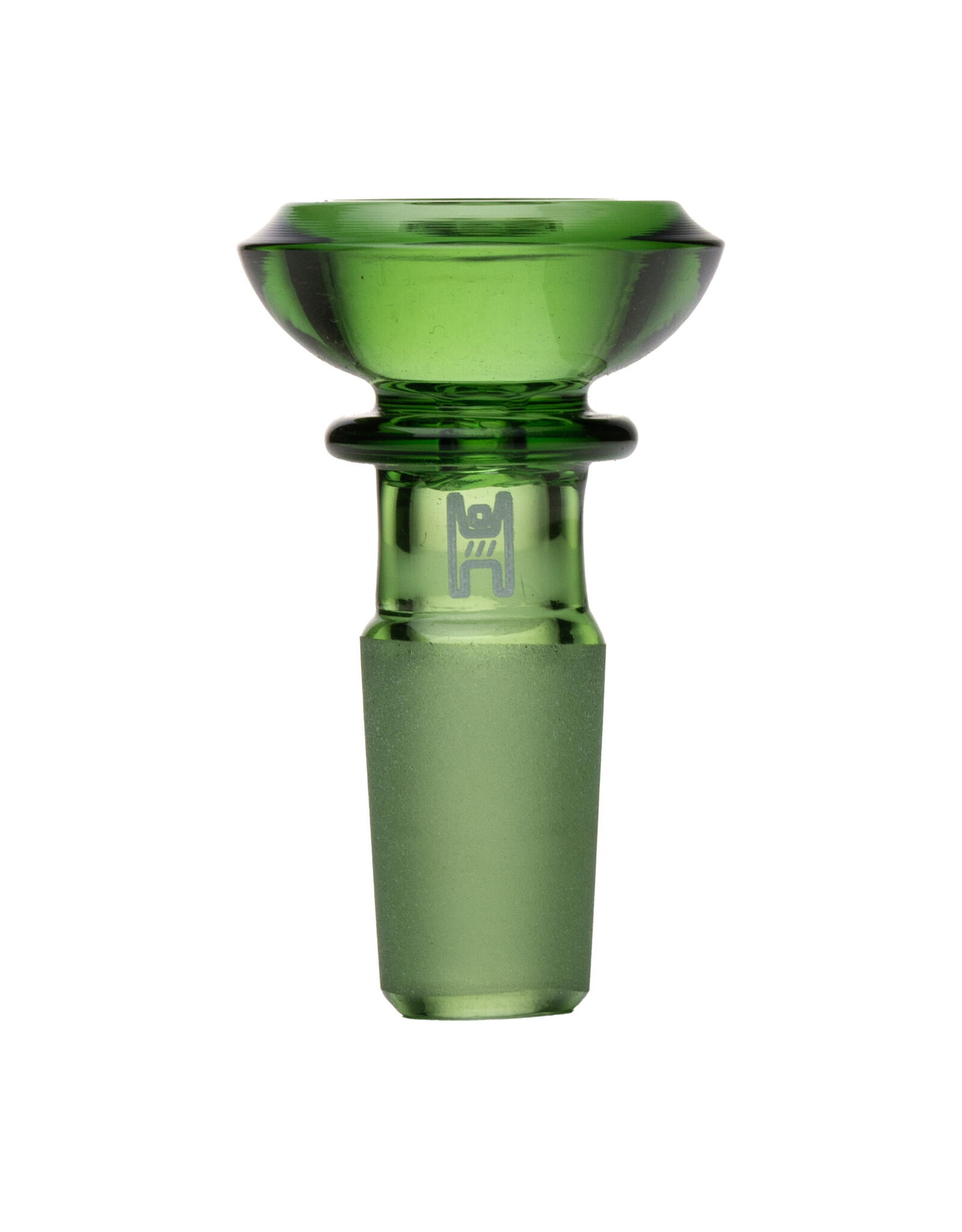 Human Grade Human Grade Green Saucer Flower Bowl 14mm