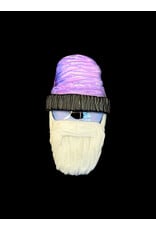 junkie glass Junkie Glass CFL White Bearded Eyeball With Beanie Pendant