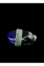 junkie glass Junkie Glass Mini Eyeball With Black FOOFY Beanie Pendant