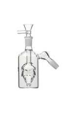 Human Grade Human GradeThe Skull Clear Ash Catcher 14mm 45 Degree