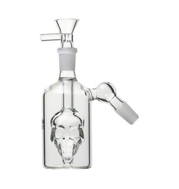 Human Grade Human GradeThe Skull Clear Ash Catcher 14mm 45 Degree
