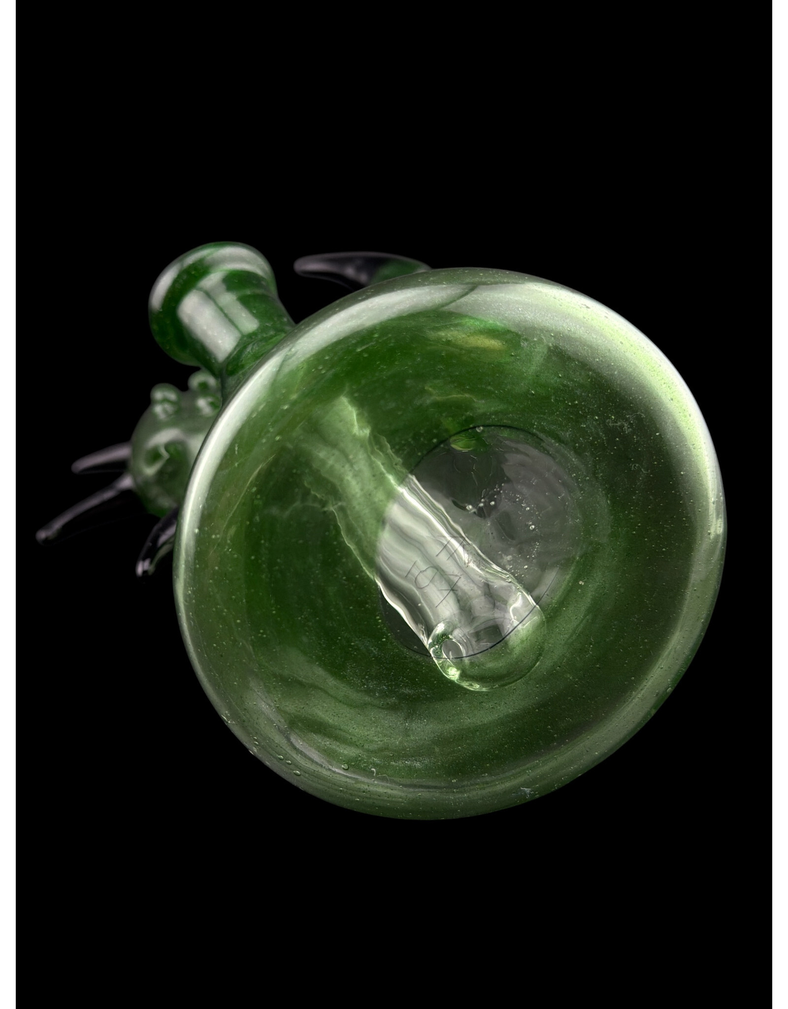 Tony Kazy Small Dragon With Metal Sword Green