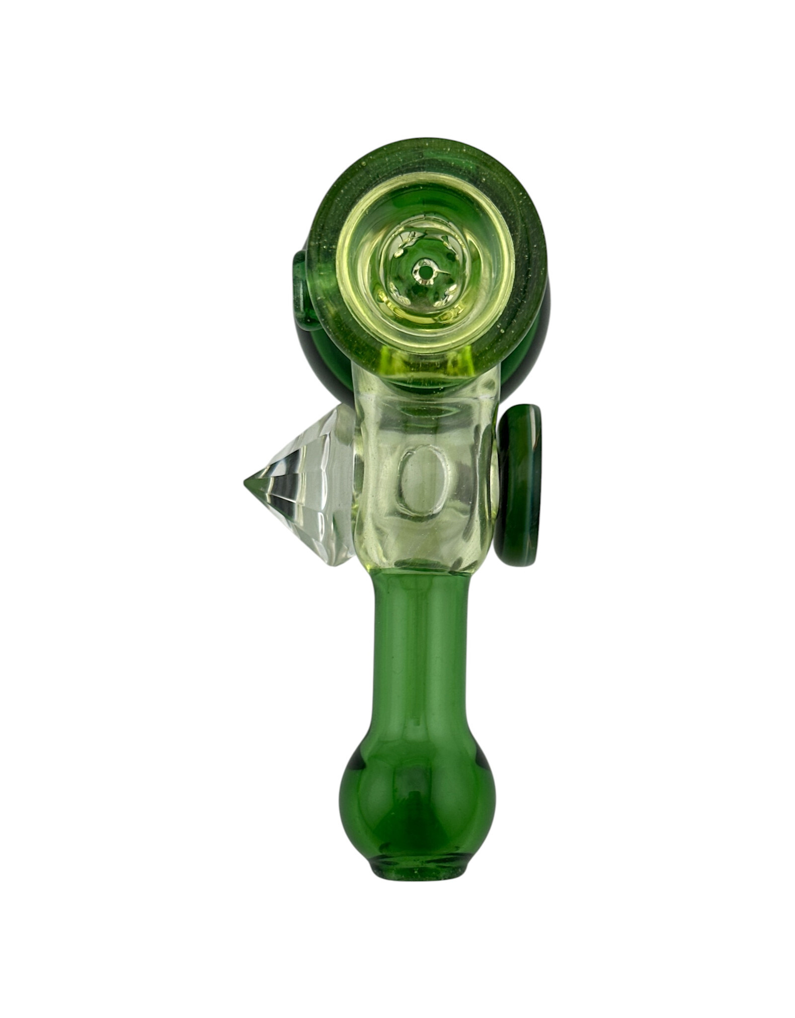 Illadelph Illadelph UV Hammer Dry Pipe With Faceted Opal Window and Reversal label