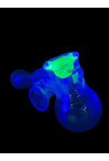 Illadelph Illadelph UV Hammer Dry Pipe With Faceted Opal Window and Reversal label