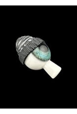 junkie glass Junkie Eyeball With Black Beanie Bubble Cap